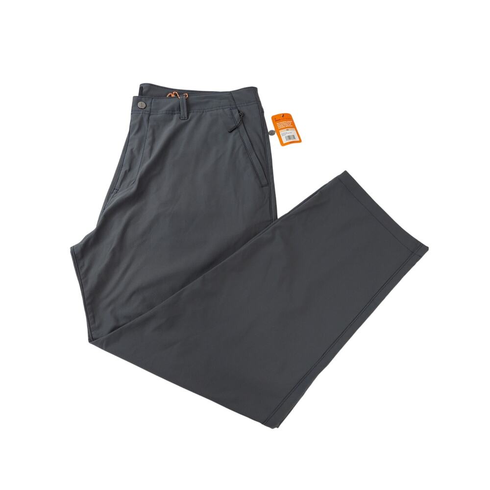 G.H. Bass Traveler Tech Pants Slim Straight Dry Flex Smart Asphalt Men's 42x30